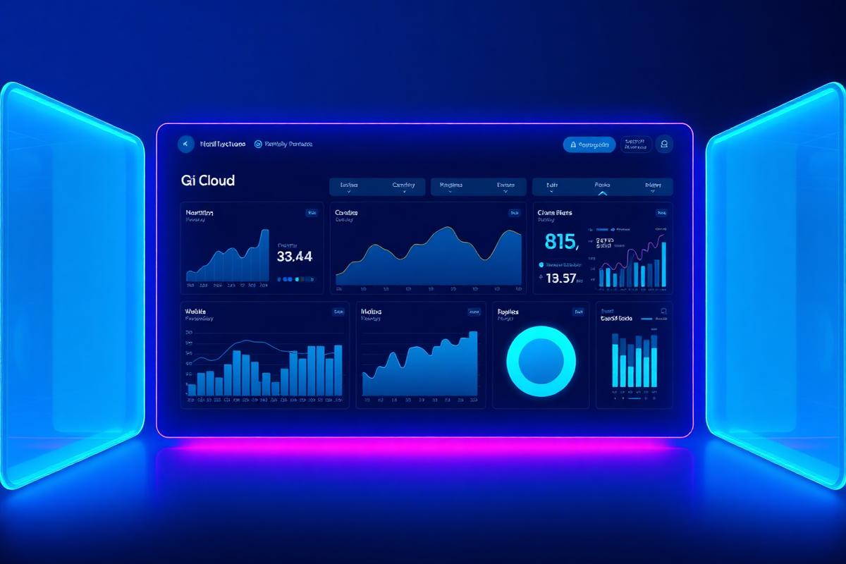 Cloud Dashboard preview — Infrastructure control panel for a SaaS provider